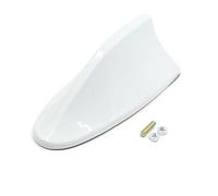 sourcing map aileron Requin Plastique Blanc Auto Style Toit Signal Radio AM/FM Antenne