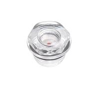 sourcing map Air Compresseur Huile Niveau Jauge Vision Verre G3/8 Mâle Fileté Organique Verre Liquide Indicateur Vision Fenêtre