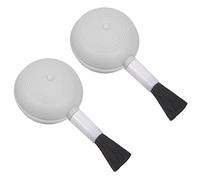 sourcing map Air Poussière Insufflator et Doux Brosse 2Coffret 20mm Clavier Nettoyage Brosse pour Portable Ordinateur Écrans Clavier Fenêtre Gris