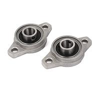 sourcing map Alésage 12 mm auto-aligneurs, paliers à bride à chapeau ovale FL001 2pcs