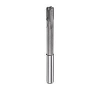sourcing map Alésoir à mandriner 11,3 mm H7 C1/K30 carbure de précision cannelures droites à tige ronde tour fraiseuse