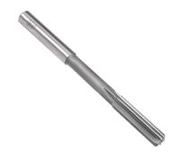 sourcing map Alésoir de serrage Alésoir Machine Tour HSS tige H7 9mm Dia coupe Outil de Coupe de Fraisage 6 flûtes droites
