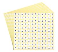 sourcing map Alphabet Lettre Autocollants 15 Feuille 1980pcs Lettre A Rond Bâton Lettre Étiquettes Auto-Adhésif pour Album Artisanals