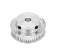 sourcing map Aluminium 50 dents 6mm alésage courroie de distribution poulie de renvoi roue synchrone 6mm ceinture pour 3D imprimante CNC