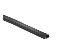 sourcing map Aluminium Profilé Fente Couvercle Plat Joint Noir 4M 8mm 3030 4040 Série pour Imprimante 3D Accessoires Paquet de 1