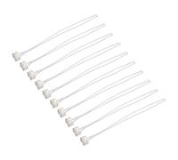 sourcing map Ampoule Prise AC/DC 12-250V 2A 20cm Long LED Lampe Base Support pour GU5.3 G4 MR16 MR11 Ampoules Paquet de 10