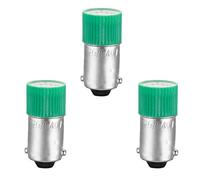sourcing map Ampoules LED 220V-240V, éclairage Interne Vert, BA9s Ampoule Base 3pcs