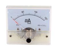 sourcing map Analogique Courant Panneau Mètre DC 0-150mA 85C1 Ampèremètre pour Automobile Circuit Test Charge Batterie Ampère Testeur Gauge Paquet de 1