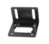 sourcing map Angle Droit Coin métallique GW31ZY GW370 Support Fixation pour Moteur DC Noir