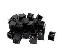 sourcing map Angle Droit Connecteur RJ45 8P8C réseau modulaire Montage PCB connecteur Jack 39pcs