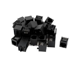sourcing map Angle Droit Connecteur RJ45 8P8C réseau modulaire Montage PCB connecteur Jack 39pcs