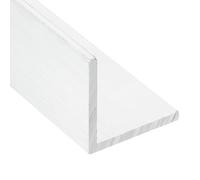sourcing map Angle en aluminium, 3,5 x 3,5 x 35,6 cm de long, 0,3 cm d'épaisseur, barres en aluminium 6063 T5 pour construction de bâtiments, meubles, étagères, supports, bricolage, industriel, 1