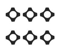 sourcing map Anneau de protection quadrangulaire en caoutchouc pour microphone KTV de 3,7 cm - Design anti-secousses - Protection contre les chutes et le glissement - Noir