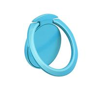 sourcing map Anneau de support de téléphone ultra fin pour téléphone portable, rotation à 360°, compatible avec les supports magnétiques de voiture, bleu