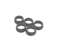 sourcing map- Anneau de tige de selle de vélo en Silicone étanche 5 pièces, 25-30mm, Gris