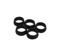 sourcing map- Anneau de tige de selle de vélo en Silicone étanche 5 pièces, 30-34mm, noir