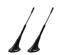 sourcing map Antenne Décorative Factice Voiture Camion 2pcs Adhésif Base