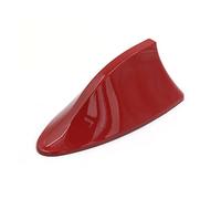sourcing map Antenne Requin AM/FM Signal Adhésif Rouge pour BMW 1 Pièce