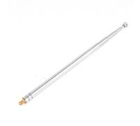 sourcing map Antenne Télescopique Voiture 5 Sections 34.5cm Argent 1pc