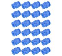 sourcing map Anti-Vibration Choc Absorption Amortissement Caoutchouc Balles M7x20mm pour RC Quadcopter FPV Cardan Appareil photo Support (Bleu/Paquet de 24)