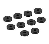 sourcing map Anti Vibration Rondelle 26 x 7.8 x 7mm Ronde Joint Entretoise pour Centrale Climatiseur, Noir Paquet de 10