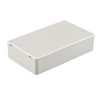 sourcing map Antipoussière Jonction Boîte 100x60x25mm ABS pour Électrique Projet Gris Paquet de 5