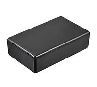 sourcing map Antipoussière Jonction Boîte 100x60x28mm ABS pour Électrique Projet Noir