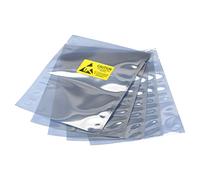 sourcing map Antistatique Sacs Blindage Sac 25pcs 11x15cm Ouvert Haut avec Étiquettes pour Dur Empreinte HDD SSD