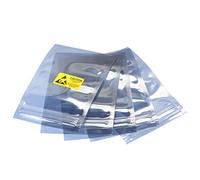 sourcing map Antistatique Sacs Blindage Sac 50pcs 8x12cm Refermable avec Étiquettes pour Dur Empreinte HDD SSD