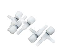 sourcing map Aquarium Durite Air Tuyau Contrôle du Volume Soupape Blanc 5 Pcs