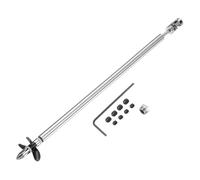 sourcing map Arbre d'entraînement à trois hélices et joint d'accouplement pour kit d'assemblage de coupleur de bateau télécommandé, arbre de 29,5 cm, manchon de 25 cm, trois hélices de 3,6 cm