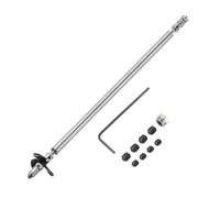 sourcing map Arbre d'entraînement W Joint universel d'hélice, arbre de 250 mm, manchon de 200 mm, hélice à 3 pales en acier inoxydable, convient pour arbre de moteur de 4 mm, kit d'assemblage de