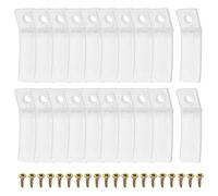 sourcing map Arrêts de Tiroir, 20 Pièces 3,15'' - Butée de Tiroir en Plastique, Butée Antidérapante pour Tiroir de Commode avec Vis pour Réparation de Meuble