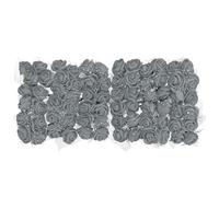 sourcing map Artificiel Rose Fleur Têtes, Gris Mini Faux Fleurs 0.8 Pouce-1 Pouce pour DIY Artisanat Mariage et Fête Décoration Paquet de 432