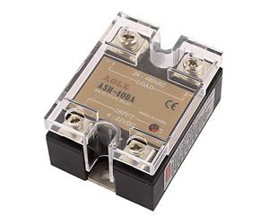 sourcing map ASH-40DA 3-32VDC à 480VAC 40A monophasé état solide DC à AC Relais