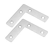 sourcing map Assiette plate forme L 60mmx60mm renfort angle Angle Support Réparation 10pcs