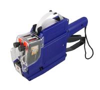 sourcing map Assistant supermarché Plastique Bleu, Double rangée Shell: Étiqueteur Tag Gun