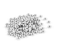 sourcing map Attache Écrou Hexagonal Filetage Femelle M3 3mm en Métal Argenté 100Pcs