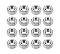 sourcing map Attaches Écrous Hexagonaux Filetage Métrique M3,5 en Acier Inoxydable 304 DIN934 100Pcs