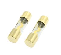 sourcing map Audio Automobile 60A 38mmx10mm Tube Verre AGU fusible 2 Pcs