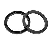 sourcing map Auto Voiture Camion 6,5" Plastique Noir 14 mm Profondeur Entretoises Haut 2pcs