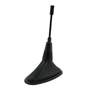 sourcing map Auto Voiture métal Plastique adhésif Noir Ornement antenne
