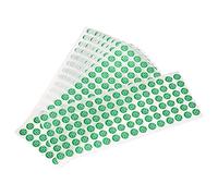 sourcing map Autocollant d'Approbation QC 10mm, Étiquette Adhésive pour Entrepôt, Inventaire, Palettes, Lignes de Montage, Fabrication, Autocollants Passe de Contrôle Qualité, 500 PCS, Vert