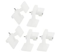 sourcing map Avion RC 5pcs Plastique Pièce Rechange charnière Trappe Réglable 27x10x11mm
