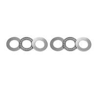 sourcing map AXK1730 Roulement de Butée à Aiguille avec Rondelles 17mm Alésage 30mm OD 2mm Largeur 2Pcs