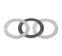 sourcing map AXK5070 Roulements Butée à Aiguille avec 2 Rondelles 50x70x3mm | Diamètre Intérieur 50mm Acier Chromé 70mm OD 3mm Largeur