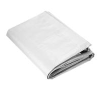 sourcing map Bâche lourde extra épaisse - 3,5 x 6,1 m - Imperméable - Multifonction - Pour toit, camping, terrasse, piscine, bateau, voiture (argent/noir)