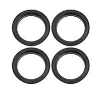 sourcing map Bague de Centrage 73,1 mm 58.1 Moyeu Roue Anneau Centre Auto Alésage Plastique Noir 4pcs