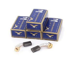 sourcing map Balais de charbon moteur Électrique Foreuse Électroportatif Outil 16mm x 10mm x 5mm 5 paire