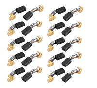 sourcing map Balais de charbon moteur Électrique Foreuse Rotatif Électroportatif Outil 6 x 11 x 17 mm 10 Paires